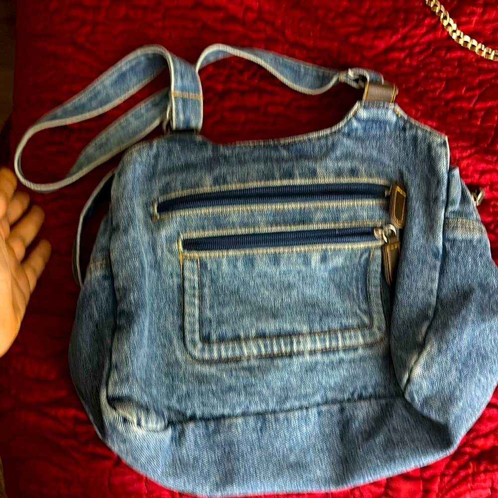 Denim hobo medium size